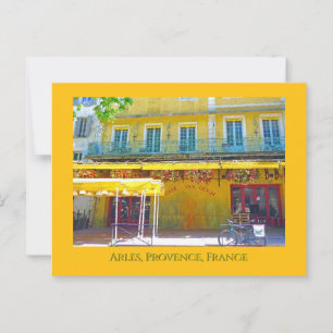 Cafe, Arles, Provence Postcard