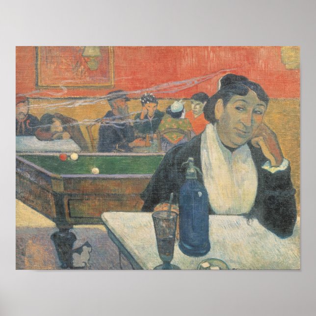 Cafe at Arles, 1888 Poster (Front)