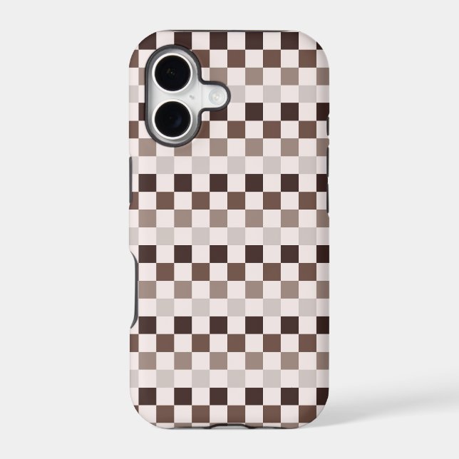 Cafe Au Lait checkerboard pattern (Back)