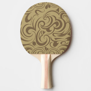 Café Au Lait Ping Pong Paddle