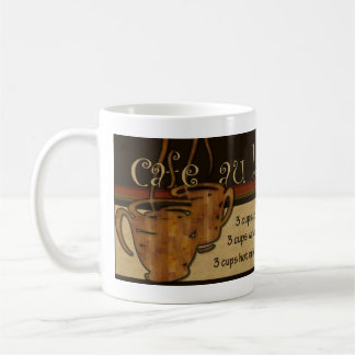 Cafe au lait Recipe Mug