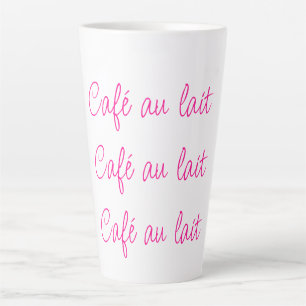 Café au lait   Simple Stylish Latte Mug
