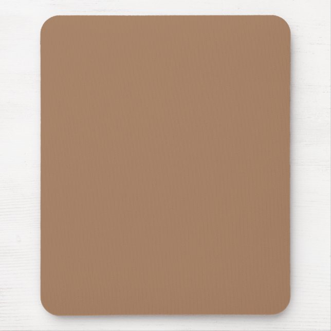 Café au lait (solid color)  mouse mat (Front)