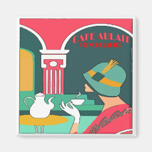Cafe Aulait, French Quarter Magnet