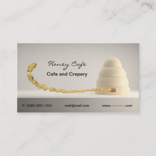 Cafe bakery business card