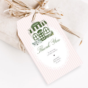 Cafe Bebe Coffee Baby Shower Favour Tags