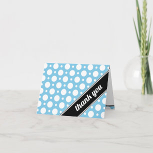 Cafe Blue Assorted Polka Dot Thank You Card