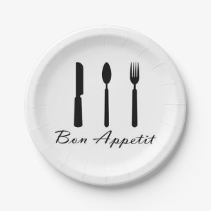 Cafe Bon Appetit Paper Plates