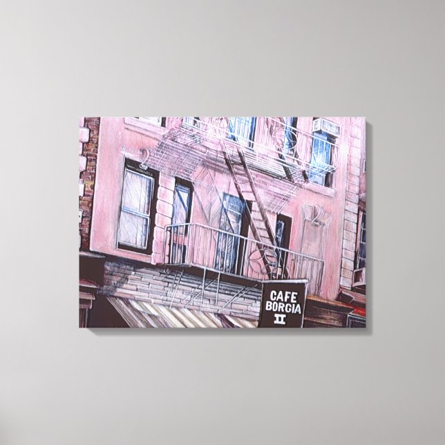 Cafe Borgia Canvas Print (Front)