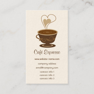 Cafe Business Card