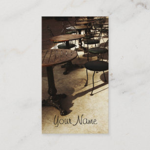 cafe business card template