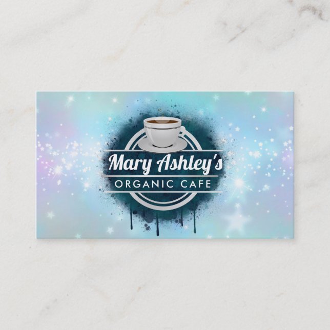 Cafe business cards (Front)