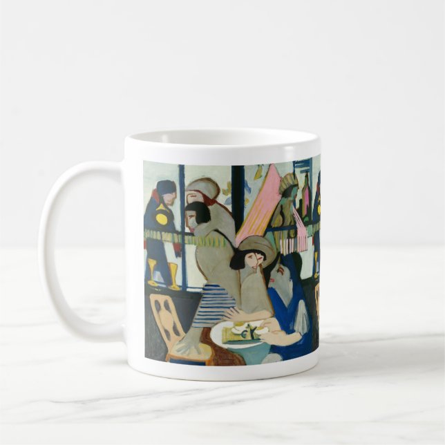 Cafe by Ernst Ludwig Kirchner Coffee Mug (Left)