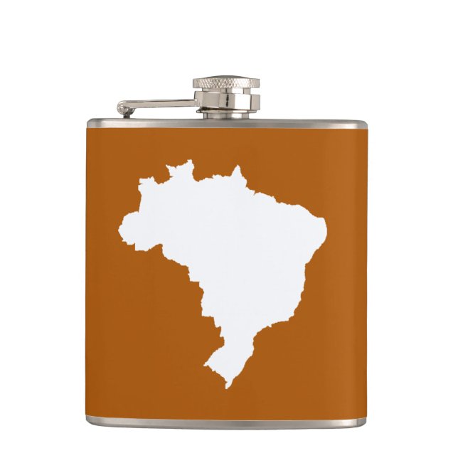 Café Caramel Festive Brazil at Emporio Moffa Hip Flask (Front)