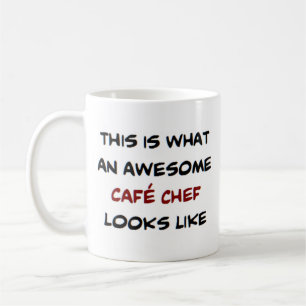 cafe chef, awesome coffee mug