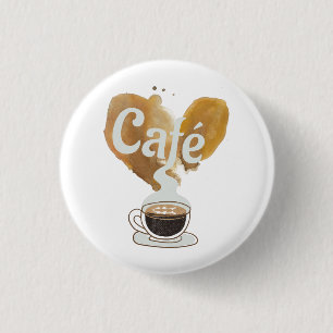 Café - Coffee Lover 3 Cm Round Badge