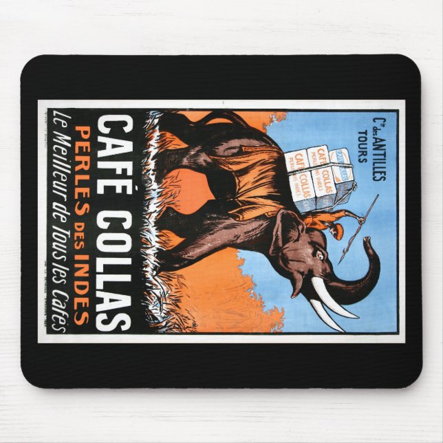 Cafe' Collas Mouse Mat (Front)