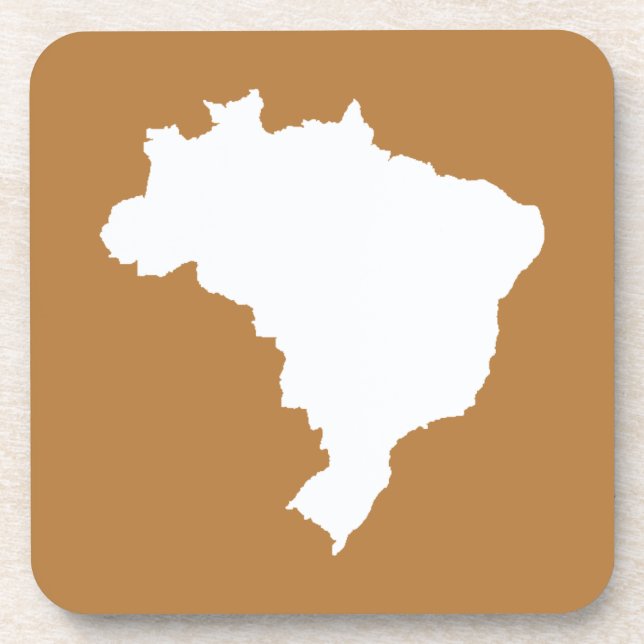 Café Com Leite Festive Brazil at Emporio Moffa Coaster (Front)