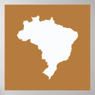 Café Com Leite Festive Brazil at Emporio Moffa Poster