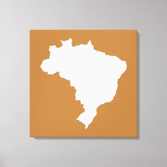Café Com Leite Festive Brazil at Emporiomoffa Canvas Print (Front)