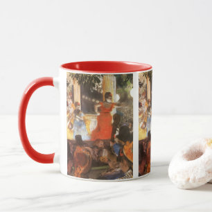 Cafe Concert at Les Ambassadeurs by Edgar Degas Mug