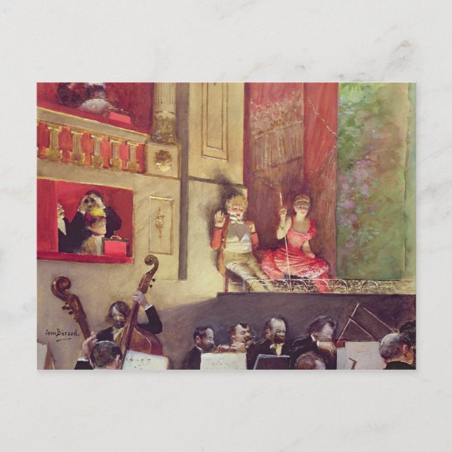 Cafe Concert Postcard (Front)