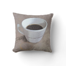 Cafe Cup Pillow