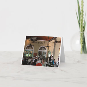 Café du Monde in full swing Card