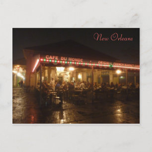 "Cafe du Monde", New Orleans, Louisiana, USA Postcard