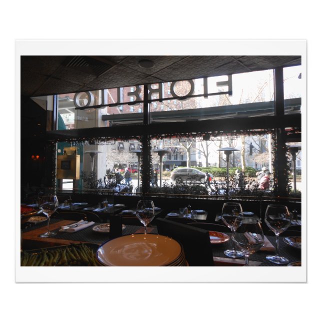 Cafe Fiorello, New York City Photo Print (Front)