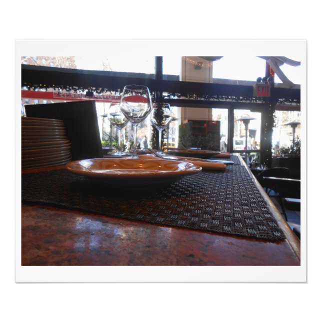 Cafe Fiorello, New York City Photo Print (Front)