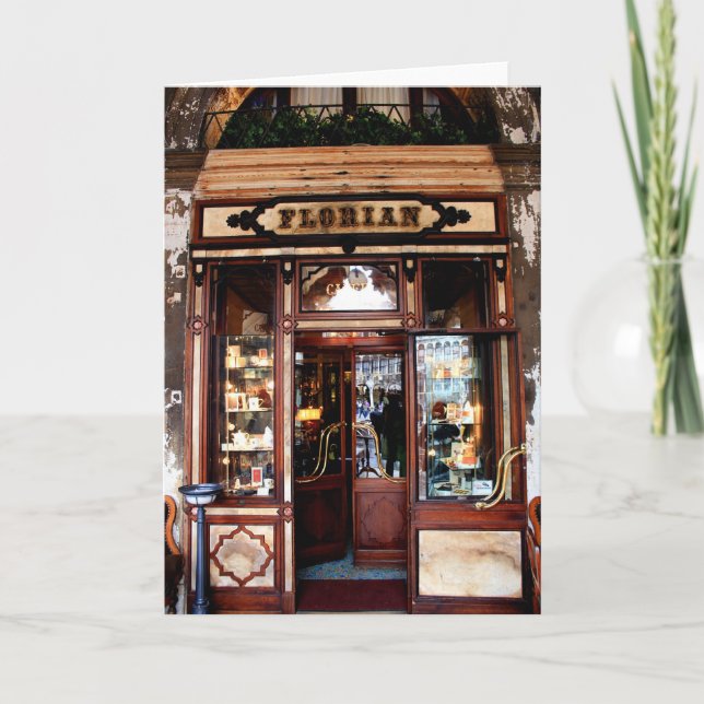 Cafe Florian Venice Card (Front)