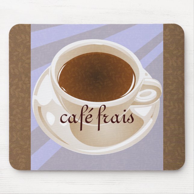 Café frais mouse mat (Front)
