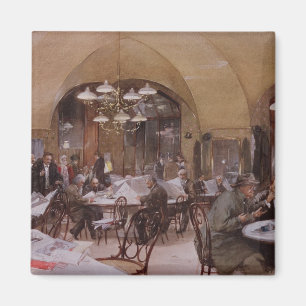 Cafe Griensteidl, Vienna, 1890 Magnet