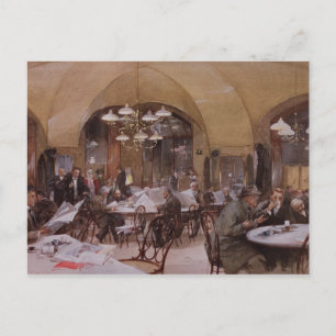 Cafe Griensteidl, Vienna, 1890 Postcard