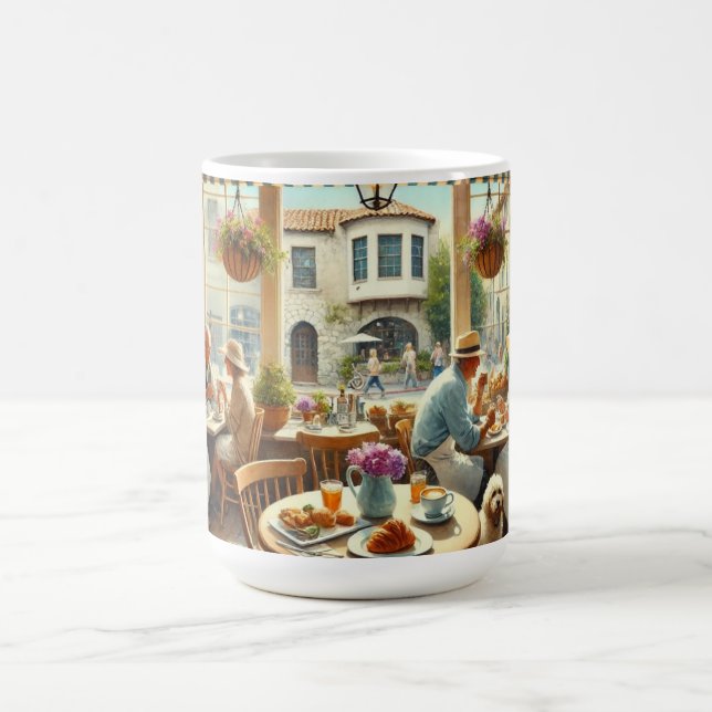 Cafe in Carmel by the Sea Coffee Mug (Center)