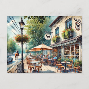 Cafe in Lexington Kentucky Postcard