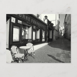 Cafe in Montmarte Postcard