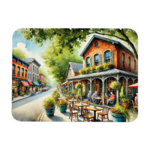 Cafe in Nashville Indiana Magnet