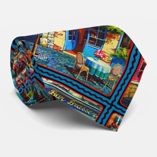 Cafe in Paris Tie