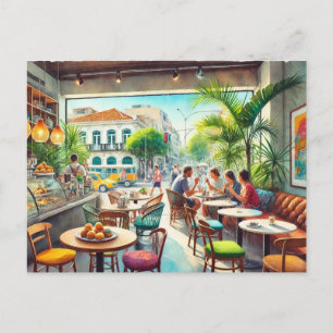 Cafe in Rio Brazil Mug Postcard