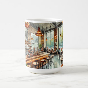 Cafe in Santiago Chile Coffee Mug