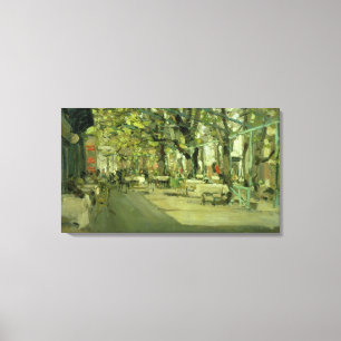 Cafe in Yalta, 1905 Canvas Print