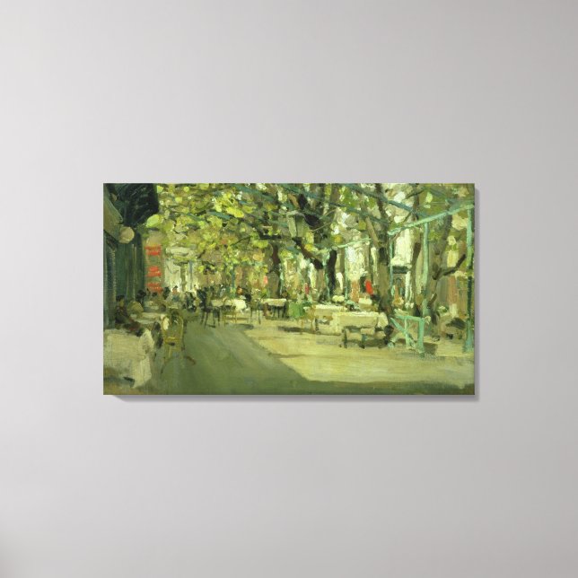 Cafe in Yalta, 1905 Canvas Print (Front)