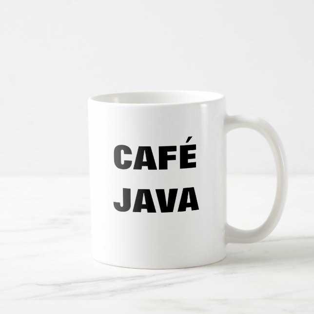 CAFÉ JAVA mug (Right)