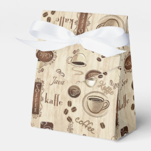 Cafe!  Kaffe!  Coffee! Favour Box