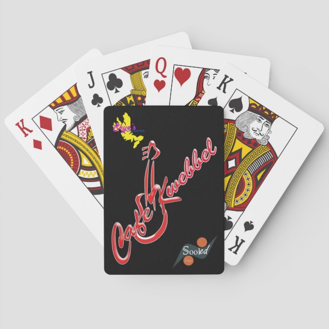 Café Kwebbel Playing Cards (Back)
