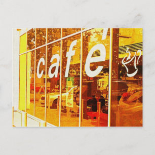 Cafe Life Postcard
