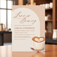 Cafe Love is Brewing Coffee Arch Bridal Shower