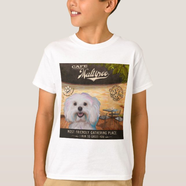 Cafe Maltipoo T-Shirt (Front)
